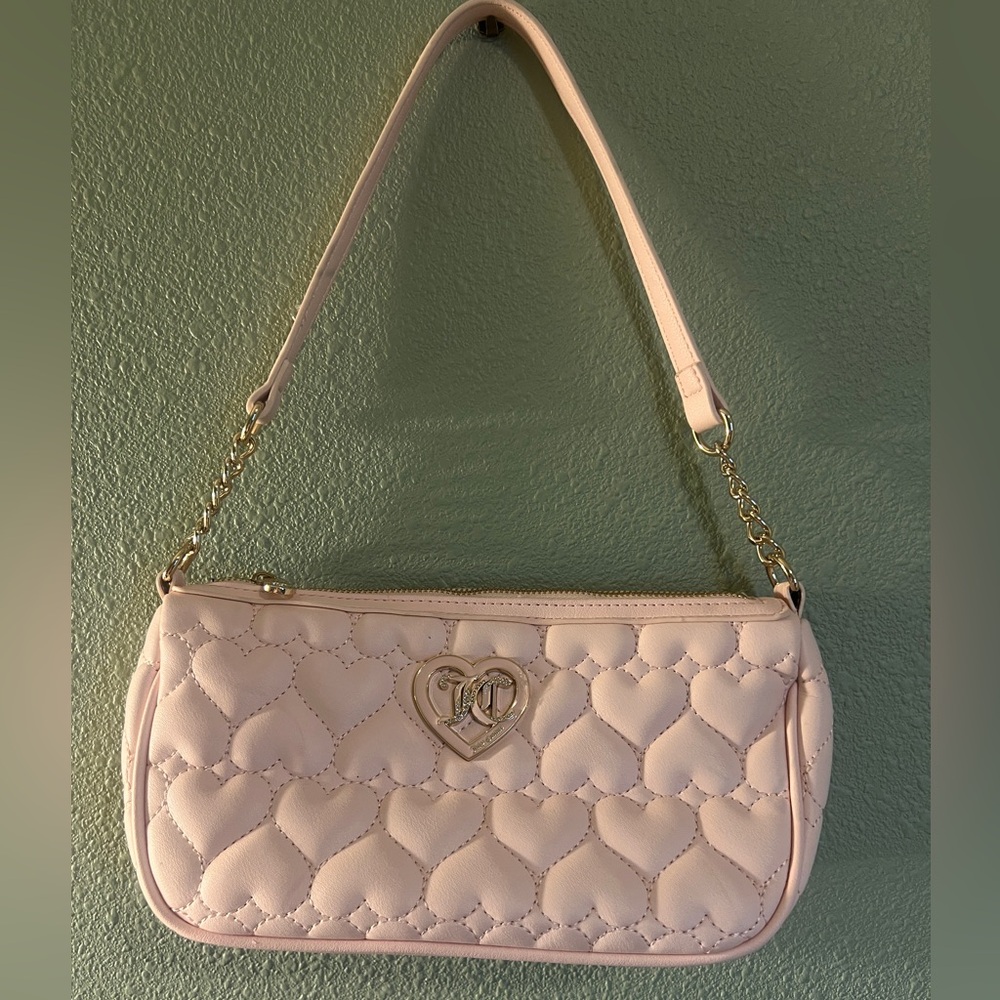 Juicy Couture Blush Quilted Heart Bag & matching wallet